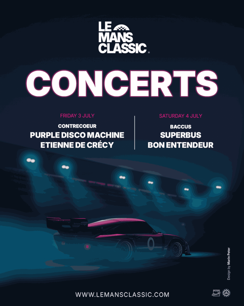 Le Mans Classic Legend Music Concerts